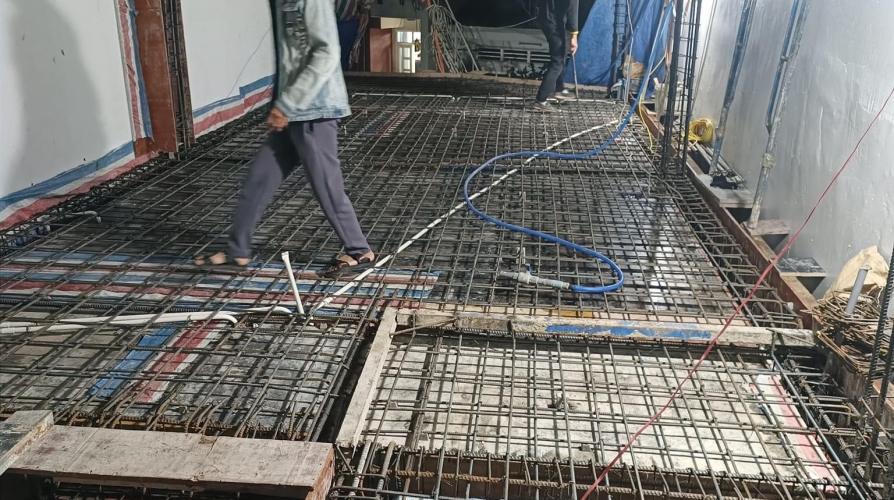 Betong sàn móng
