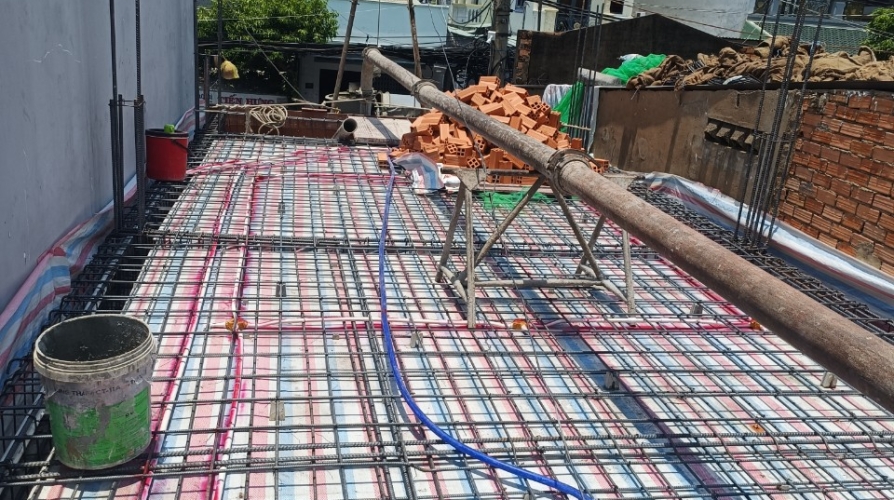 Công tác đổ betong Tân Phú 3