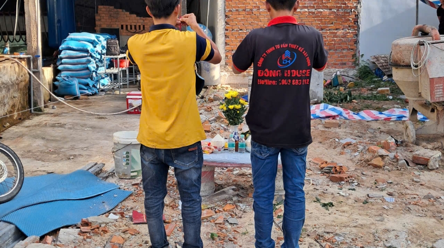 Khởi công nhà phố lagi Bình Thuận